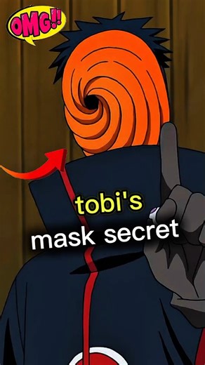 tobi's mask secret 😱 #naruto #dragoball #madara