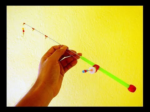 How To Make a Mini Fishing Rod and Reel at Home,Heavy Duty | DIY Fishing | Fishing Hacks,