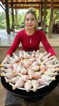 Cooking yummy deep fried chicken crispy recipe