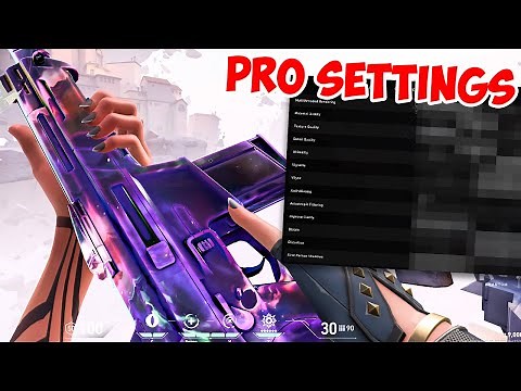 BEST VALORANT Settings for PERFECT Aim (FPS, Sensitivity, Crosshair)