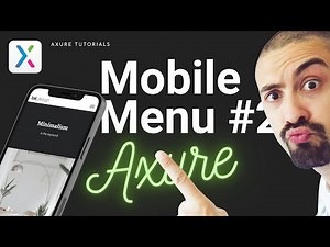 How to create a Mobile Menu in Axure RP - PT 2/2 - Labels and menu animation