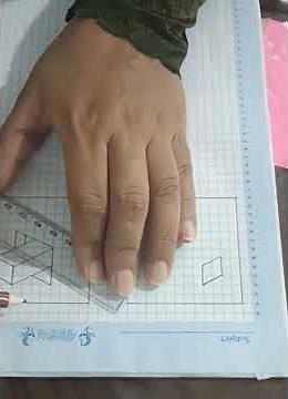 How to draw 3D art, drawing on graph paper #3dart #drawing #3ddrawing#illusion