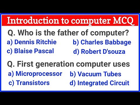Top 70+ Introduction to Computer MCQ Questions and Answers | Introduction to Computer Science MCQ