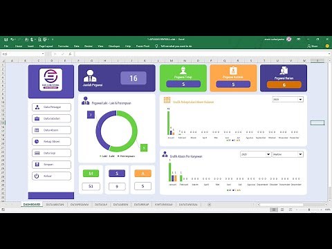 FULL TUTORIAL APLIKASI PAYROLL DAN REKAP ABSEN DENGAN EXCEL VBA