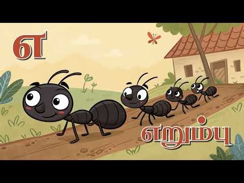 Learn Tamil Alphabets for Kids | Tamil Letters A to Z | Fun Tamil Learning for Beginners