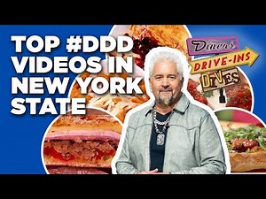 Top #DDD Videos in New York State with Guy Fieri | Diners, Drive-Ins and Dives | Food Network