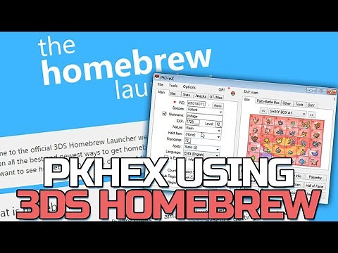 How to use PKHeX on 3DS Firmware 9.9.0 and BELOW using 3DS Homebrew! [NO LONGER WORKS]