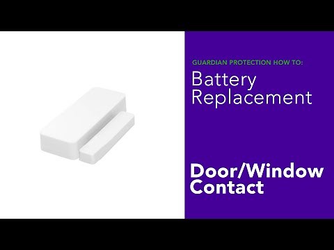 How to Replace the Battery for a Door & Window Sensor