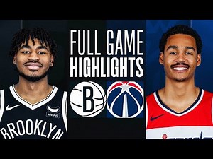 NETS at WIZARDS | FULL GAME HIGHLIGHTS | March 27, 2024