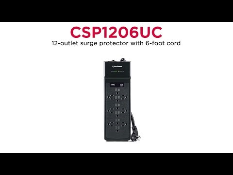 CyberPower CSP1206UC Surge Protector