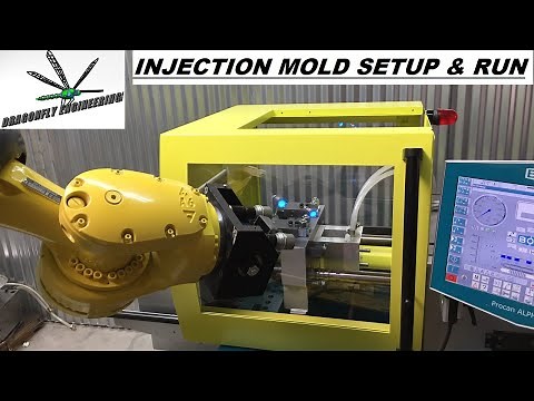 Injection molding setup and run
