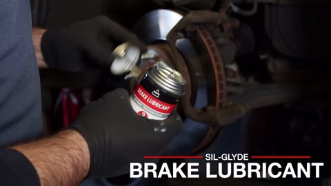AGS Automotive Solutions 4oz Brush Top SIL-Glyde Silicone Brake Grease - Premium Brake Caliper Grease and Brake Lubricant for Optimal Performance and Longevity