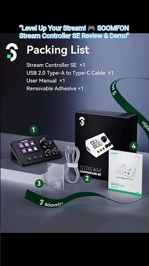 “Level Up Your Stream! 🎮 SOOMFON Stream Controller SE Review & Demo”