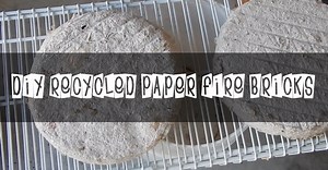 How To Make Recycled Paper Fire Bricks | The Survival Gardener