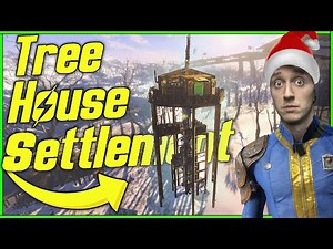 How I built the COZIEST Treehouse settlement in Fallout 4!