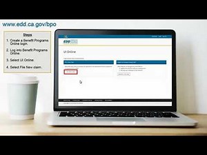 How to file and apply for California EDD Unemployment Insurance Benefits CA UI Online
