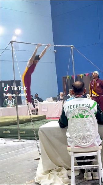 35th national games Karachi horizontal bar routine 🥰##35thnationalgames2025 #karachi #gymnastics #games