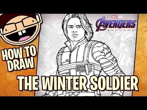 How to Draw THE WINTER SOLDIER (Avengers) | Narrated Step-by-Step Tutorial