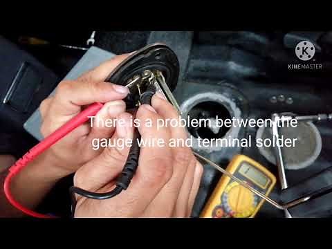 How to repair fuel gauge