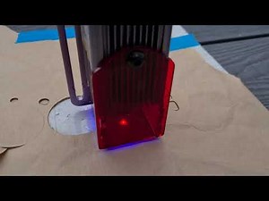 First paper cut with Atomstack A5 Pro