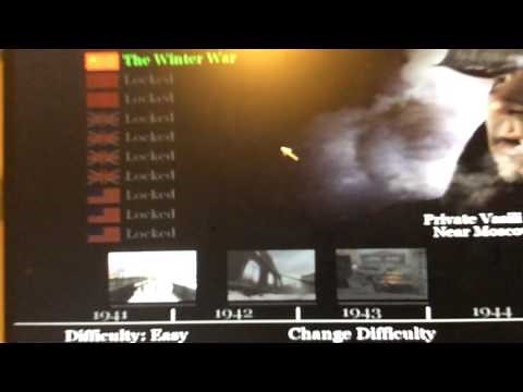 Cod2 cheat code for to unlock all the missions