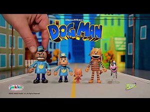 Exciting new Dog Man toys!