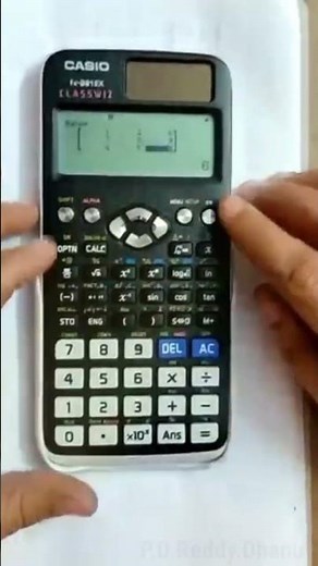 how to find a inverse of a matrix using cal c scientific Calculator advance Version Casio fx 991EX