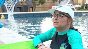 Infant swim resource teaches children how to float