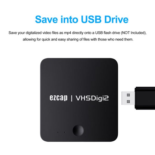 ezcap181P AV Recorder Video Capture Box Audio Video Recording Box AV Input HD Out Audio Out Convert Analog Video to Digital from VHS VCR DVD Player Camcorder Game Console | Lazada PH