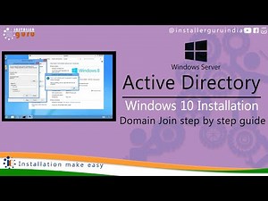 Seamless Windows 10 Installation: A Guide to Joining an Active Directory Domain (Hindi)🔥🔥