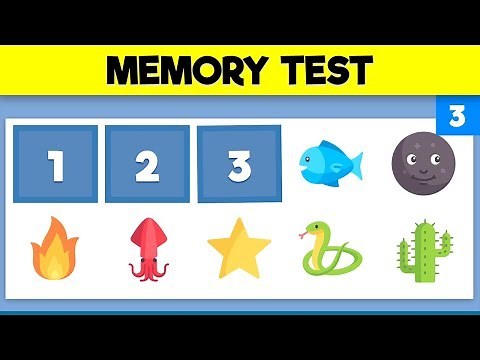 VISUAL MEMORY TEST | Train your visual memory – Video 3