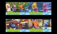 Mix of 4 videos from youtube : The Backyardigans Into The Deep DVD August 31 2007