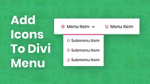 How To Add Icons To The Divi Menu  - Tutorial by Pee-Aye Creative