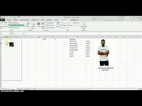 EXCEL TETRIS GAME