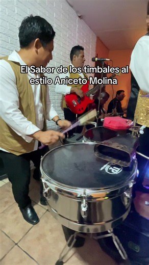 Timbales al estilo Aniceto Molina - sonido y redobles de cumbia