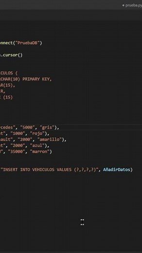 🐍 How to Create a SQL Database with Python | with SQLITE #Shorts