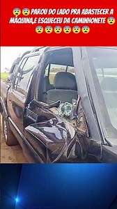 The man forgot about the pickup truck and flipped the machine. #truck #trucker