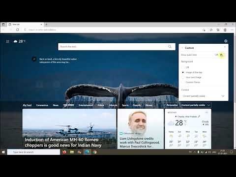 Remove My Feed from Microsoft Edge browser in Windows 10
