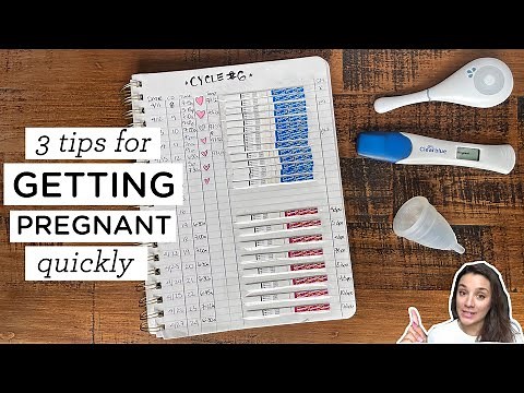 3 TIPS FOR GETTING PREGNANT ‣‣ how i got pregnant
