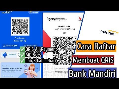 Cara Membuat / Daftar QRIS Bank Mandiri | Livin Usaha