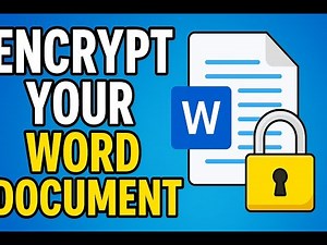 How to Encrypt a Word Document with Password 🔒 | Secure Your MS Word File Easily!