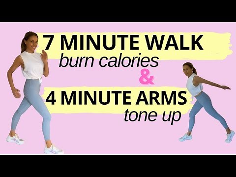 7 MINUTE INDOOR WALK WITH LUCY AT HOME | 4 MINUTE ARM TONING WORKOUT FOR WOMEN | LUCY WYNDHAM-READ