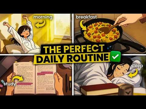 The PERFECT Daily Routine for Students 📚💯| Time Table & Productivity Hacks to Balance Life & Studies
