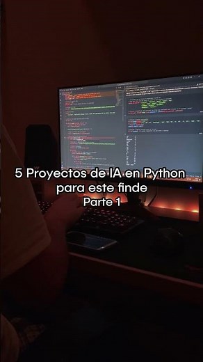 ¿Sin ideas de proyectos para este finde? Aquí tienes 5 proyectos de IA en Python🧑‍💻