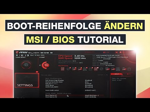 Changing the BIOS boot order on MSI – Testventure