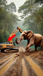 7K views · 11 reactions | wild elephant attacking excavator operator #ElephantAttack #excavatoroperator #animals #wildlife | Fictional Genetics | Facebook