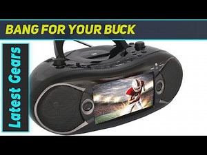 Naxa NDL-287 Bluetooth DVD Boom Box & TV Review - Best Portable Entertainment System?