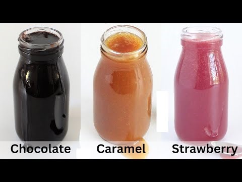 Dessert Syrup Sauces Cheap and Easy SAVE Money! Chocolate Caramel Butterscotch Strawberry