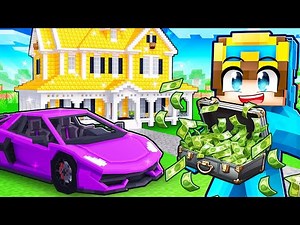 Spending $1,234,567 In 24 Hours In Minecraft!
