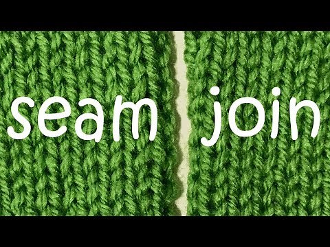 Joining Knitted Pieces 2 WAYS